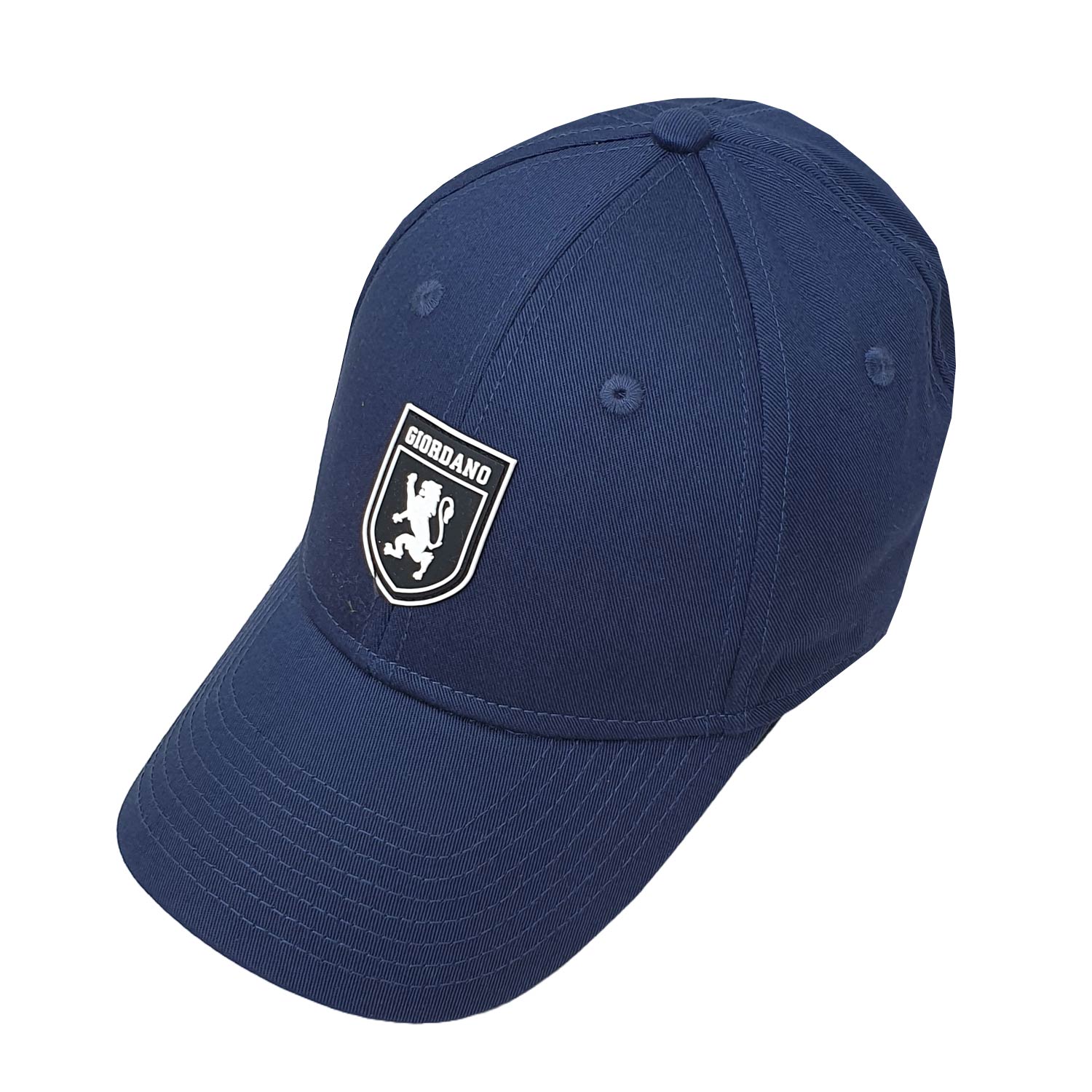 Cotton Twill Cap With Rubber Badge