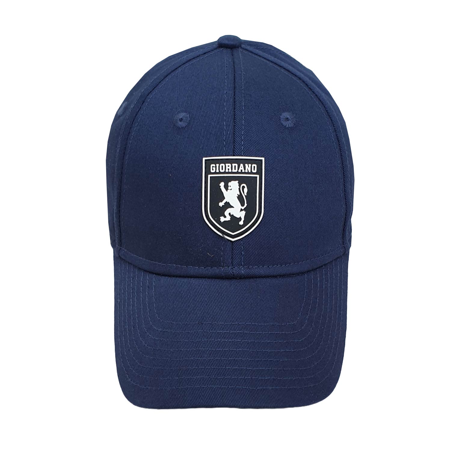 Cotton Twill Cap With Rubber Badge