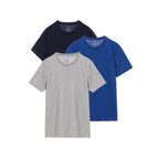 Giordano Men's Basic Tees (3-Packs)-Multicolor