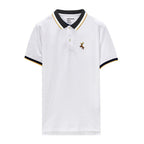 Men Deer Embroidery Polo