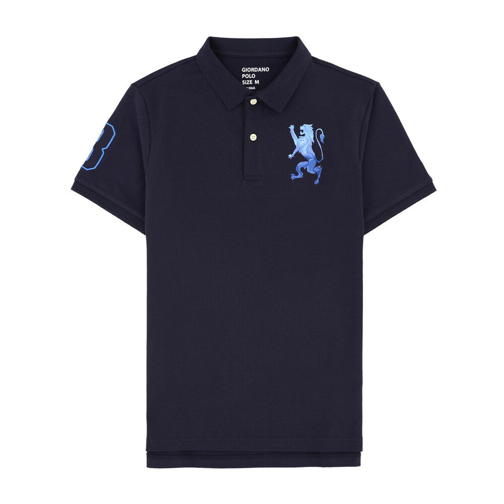 Men's 3D Lion Polo