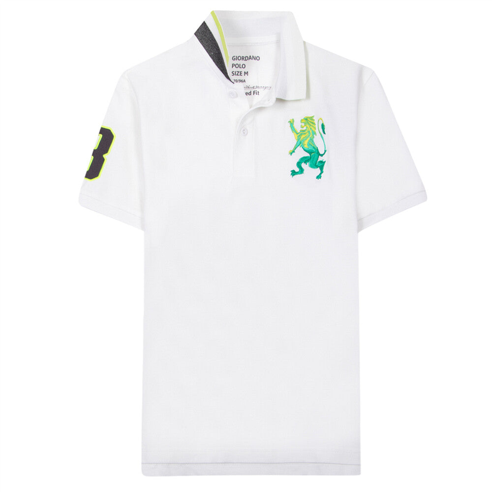 Men's 3D Lion Polo