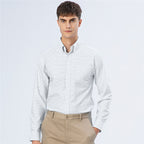 Men's Oxford Pattern Wrinkle Free Shirt