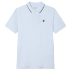 Men Slim Cotton Lycra Embroidered Polo