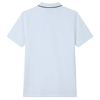 Men Slim Cotton Lycra Embroidered Polo