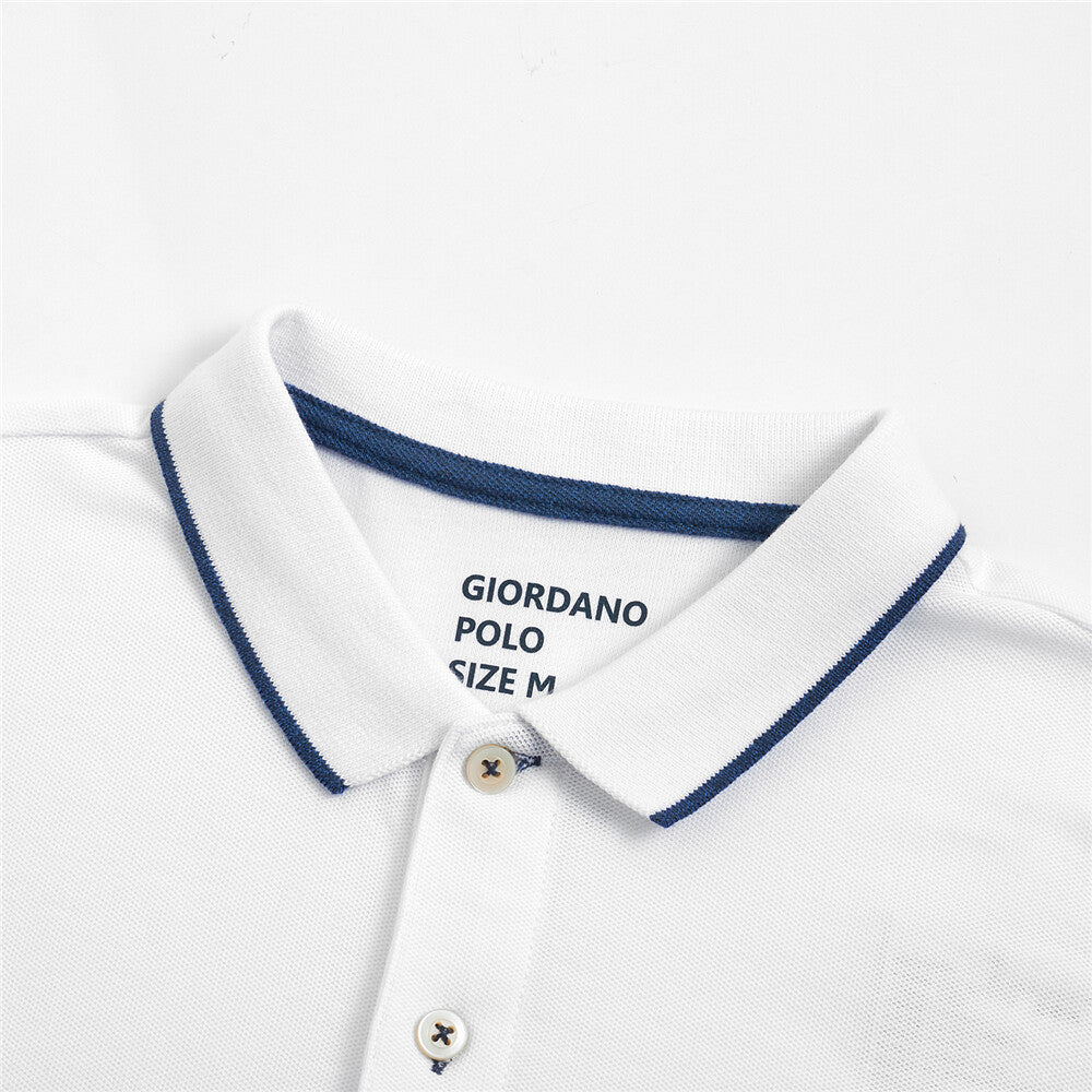 Men Solid Cvc Polo