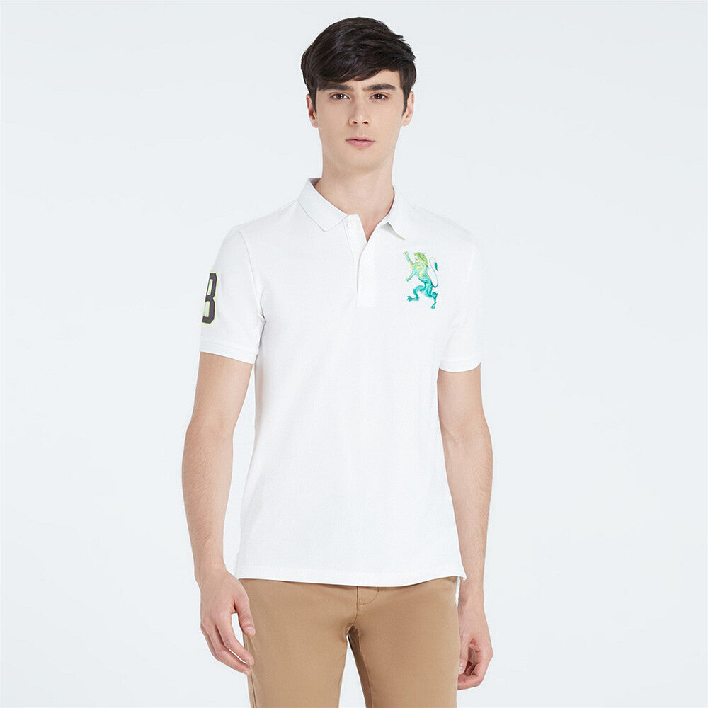Men's 3D Lion Polo