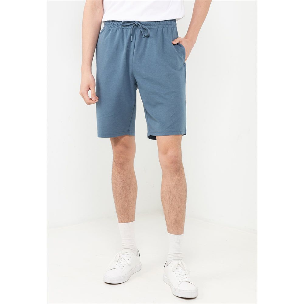Giordano Men's Shorts: Comfortable & Stylish Cotton Blend-Blue