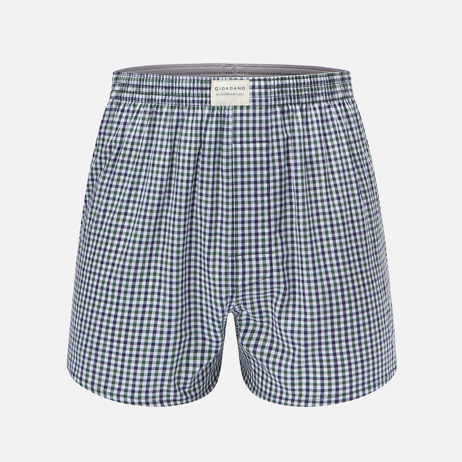 Men’s Regular Fit Cotton Poplin Boxers 3-Pack