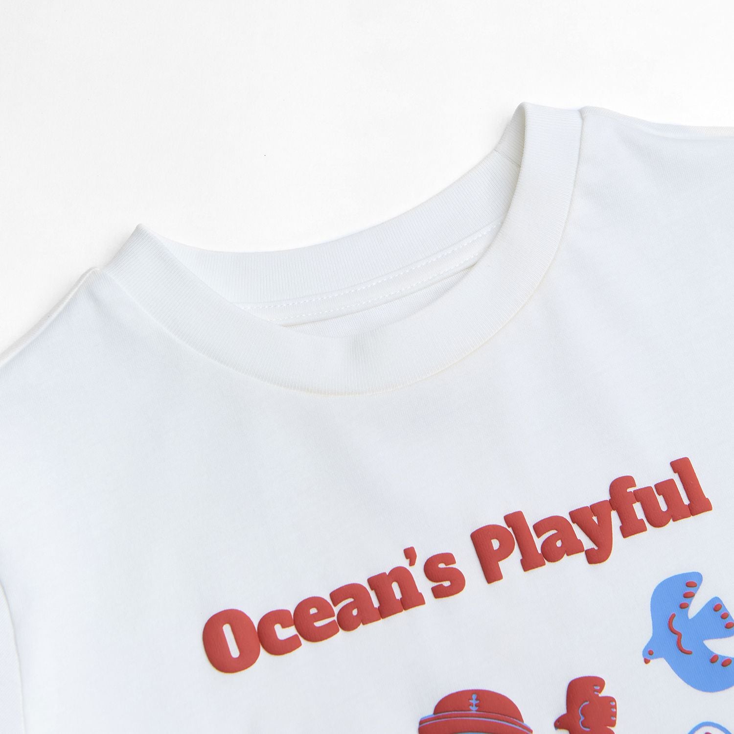 Kids Ocean's Playful Printed Cotton Tee