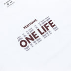 Men's Cotton Jersey Crew Neck Slim Fit Message Print Tee