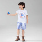Kids Ocean's Playful Printed Cotton Tee