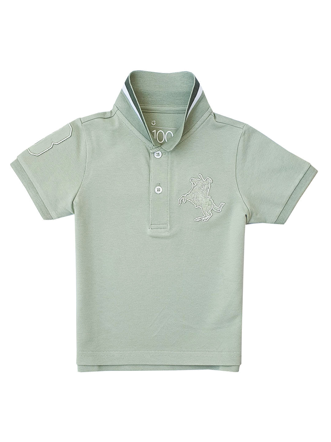 Kid's' Embroidered Napoleon Polo