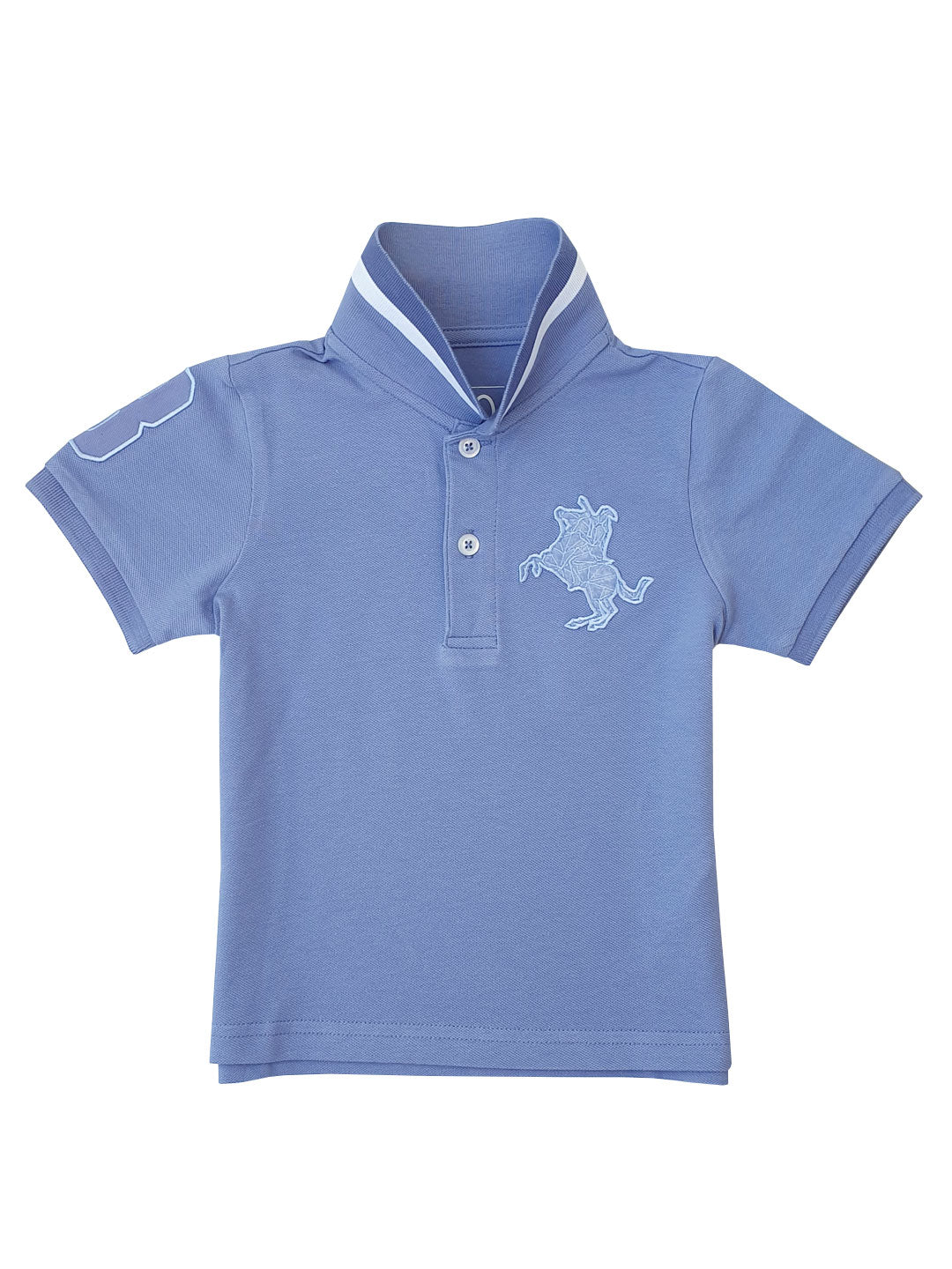 Kid's' Embroidered Napoleon Polo