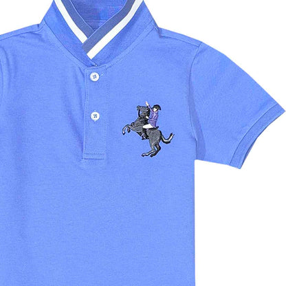Kids' Embroidered Napoleon Polo
