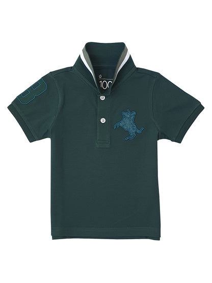 Kids' Embroidered Napoleon Polo