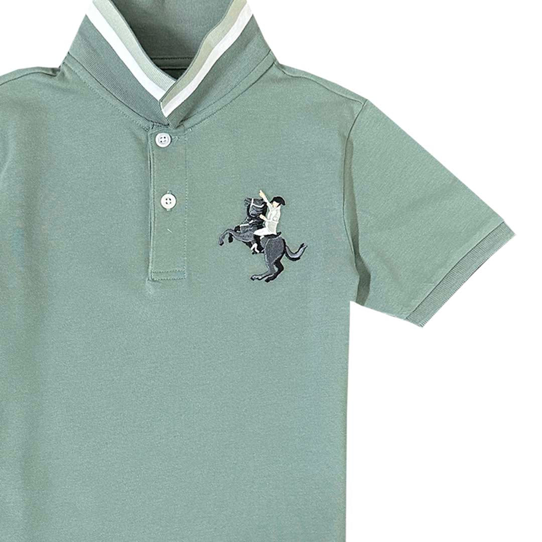 Kid's' Embroidered Napoleon Polo
