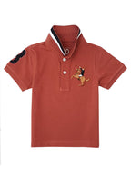 Kid's' Embroidered Napoleon Polo