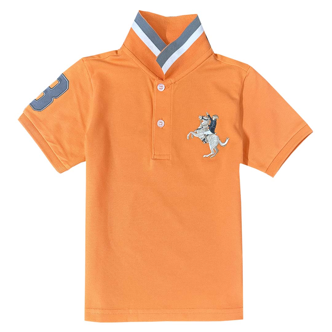 Kid's' Embroidered Napoleon Polo