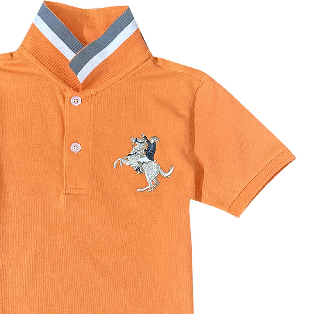 Kid's' Embroidered Napoleon Polo