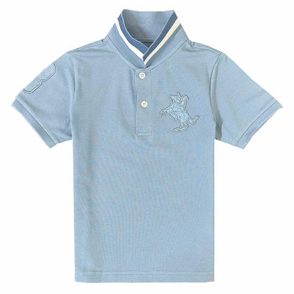Kids' Embroidered Napoleon Polo