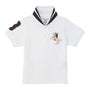 Giordano Kids' Embroidered Napoleon Polo-white