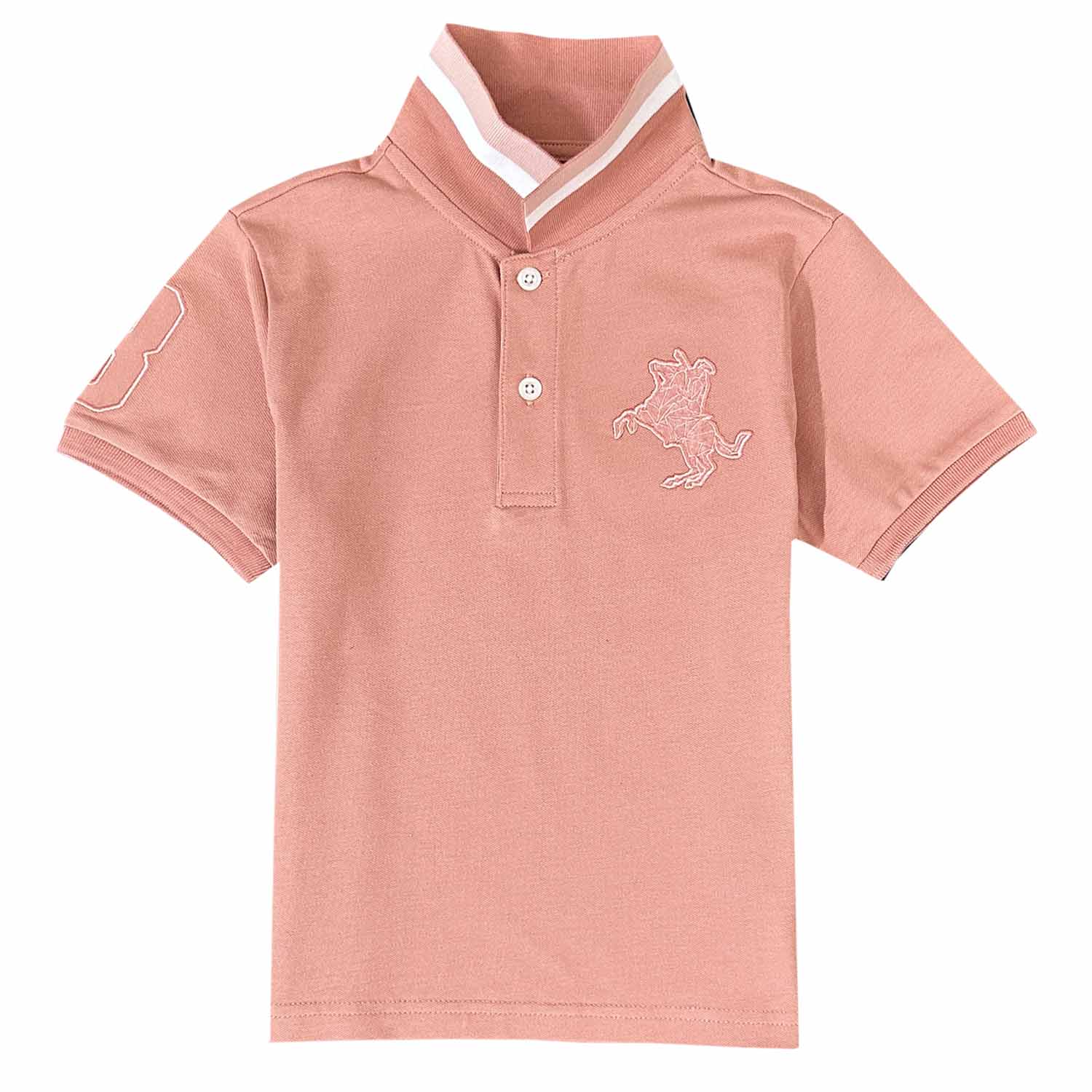 Kid's' Embroidered Napoleon Polo