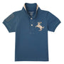 Kid's' Embroidered Napoleon Polo