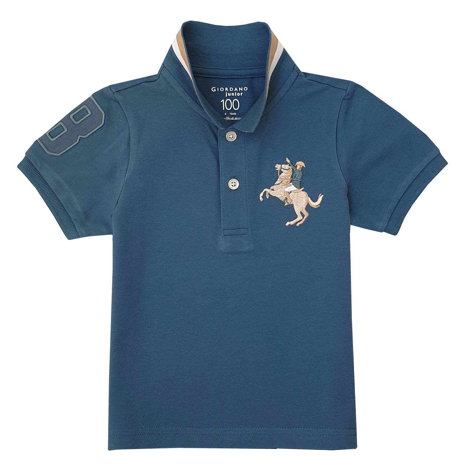 Kid's' Embroidered Napoleon Polo