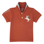 Giordano Kids' Embroidered Napoleon Polo-Brown