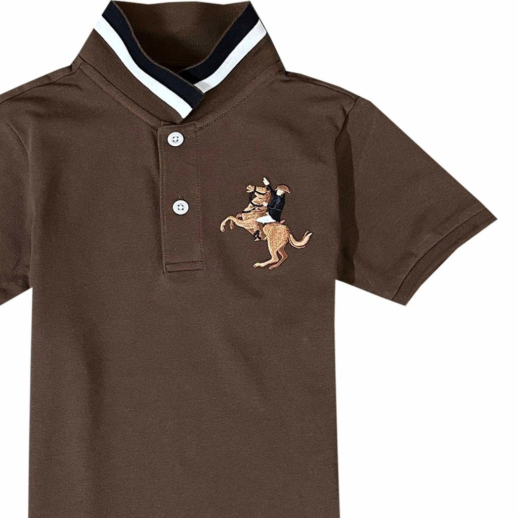 Kid's' Embroidered Napoleon Polo