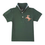 Kid's' Embroidered Napoleon Polo