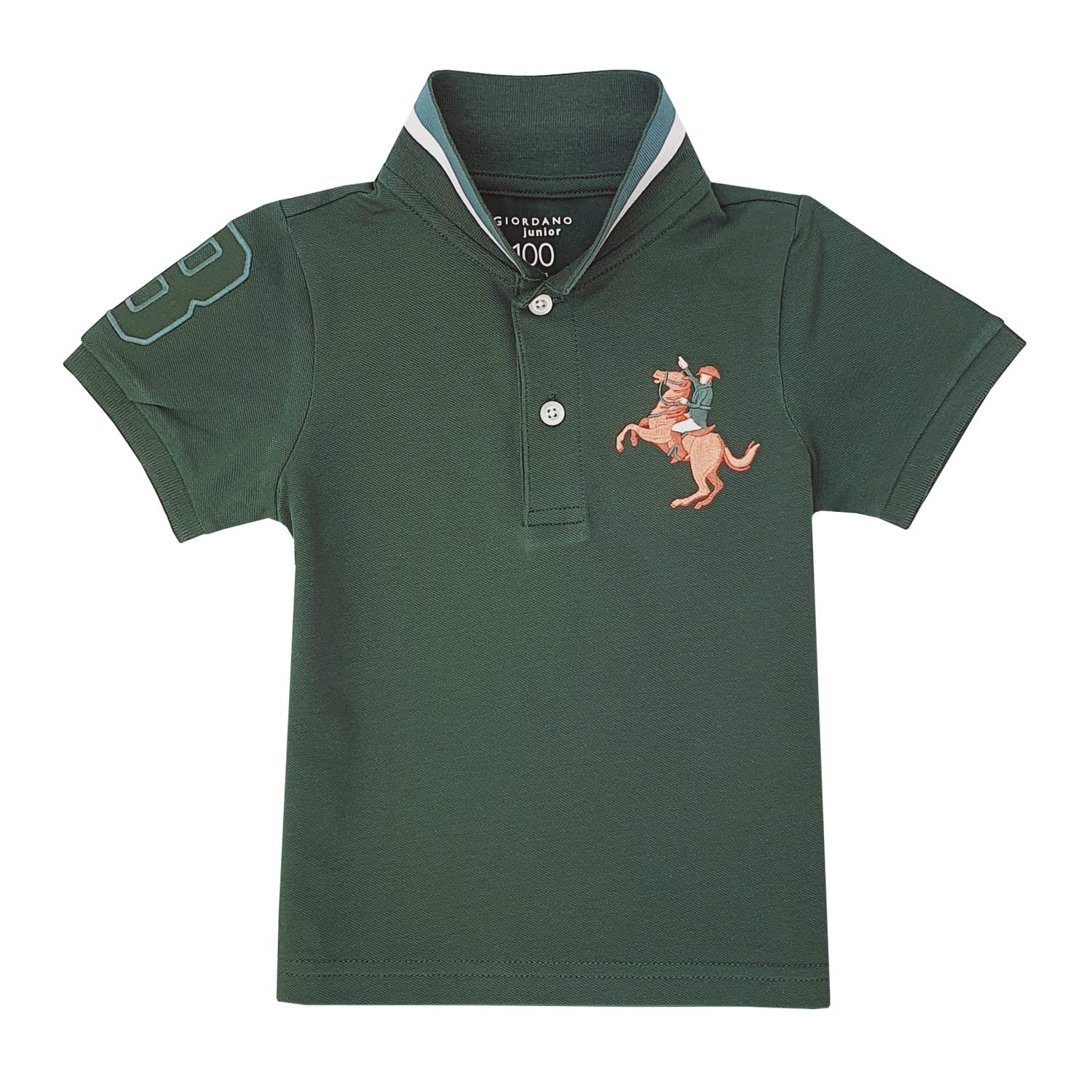 Kid's' Embroidered Napoleon Polo