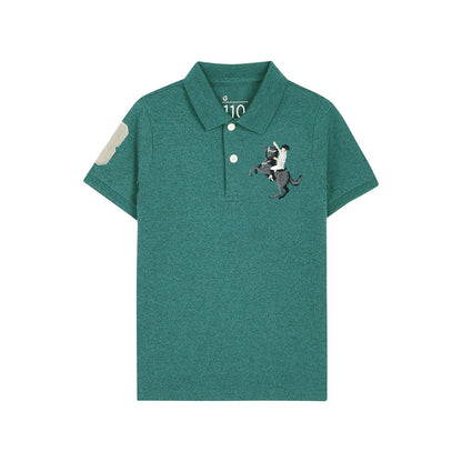 Kids' Embroidered Napoleon Polo