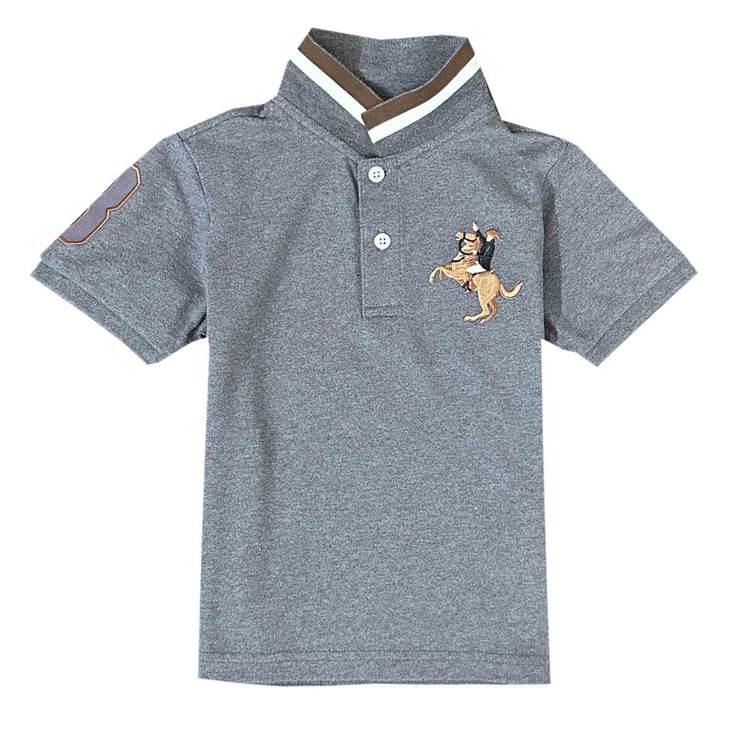 Kid's' Embroidered Napoleon Polo
