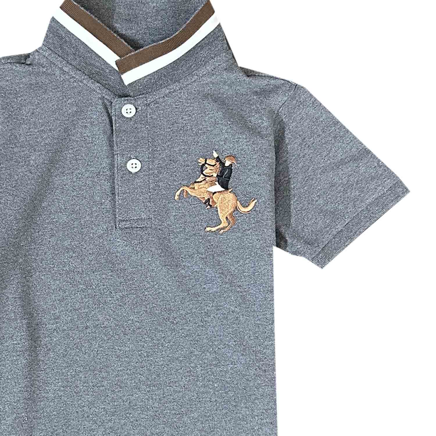 Kid's' Embroidered Napoleon Polo