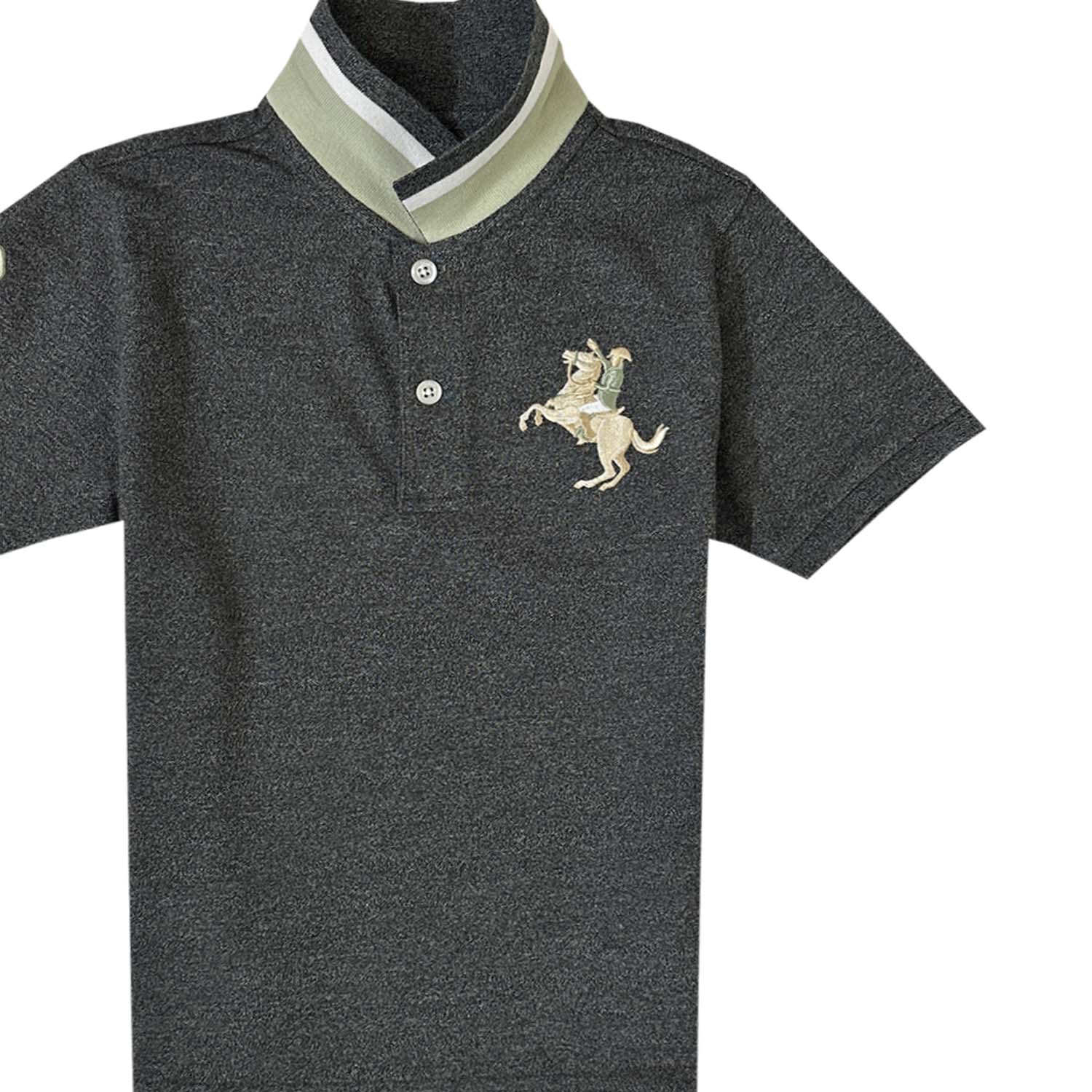 Kid's' Embroidered Napoleon Polo