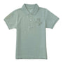 Giordano Kids' Embroidered Napoleon Polo-Green