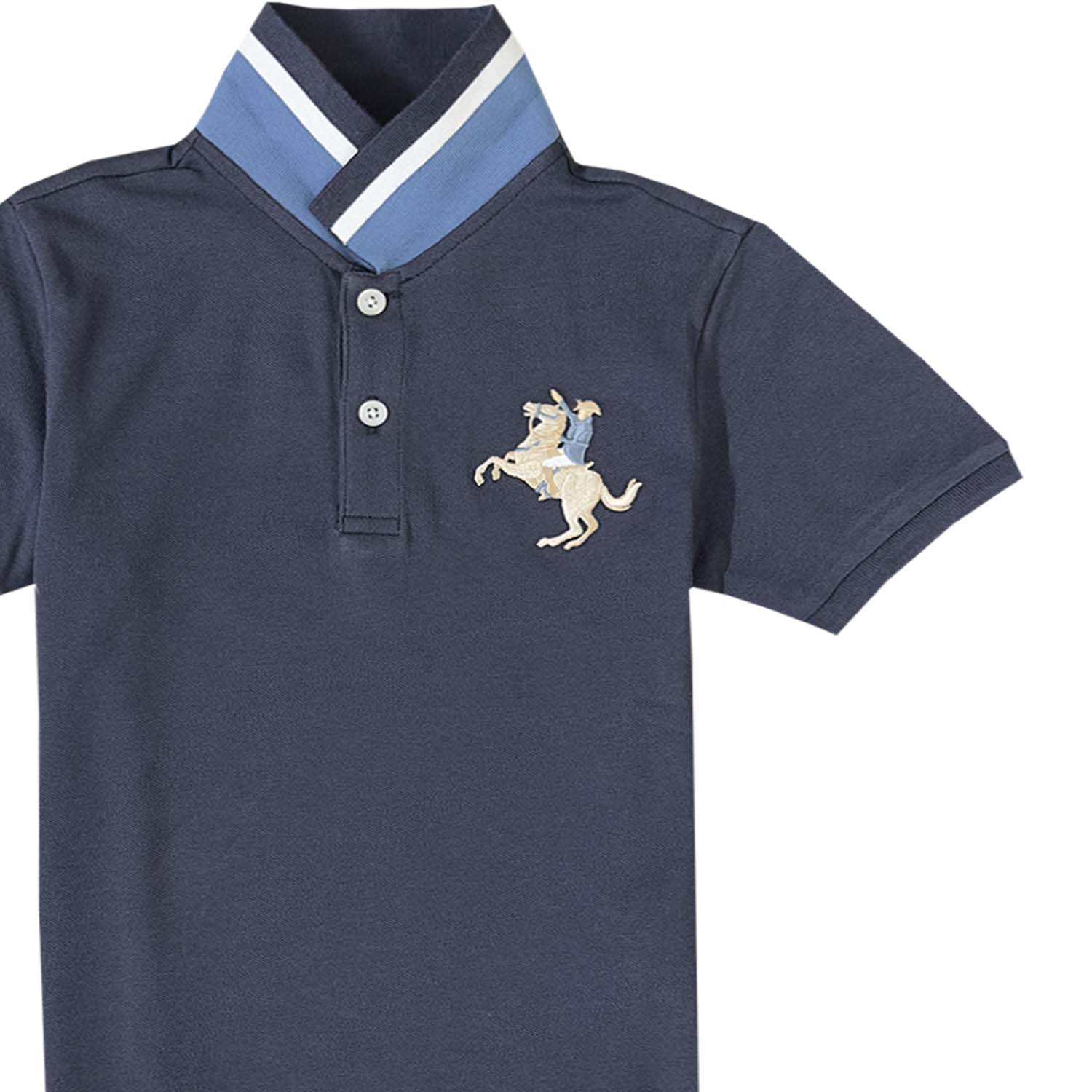 Kids' Embroidered Napoleon Polo