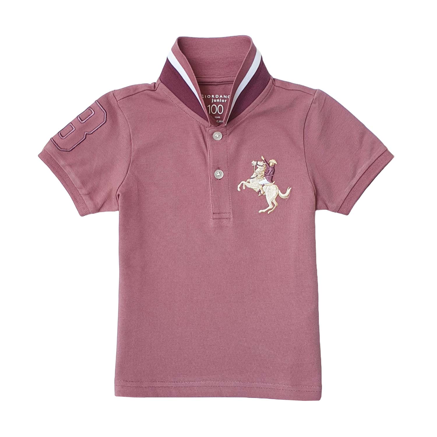 Kid's' Embroidered Napoleon Polo