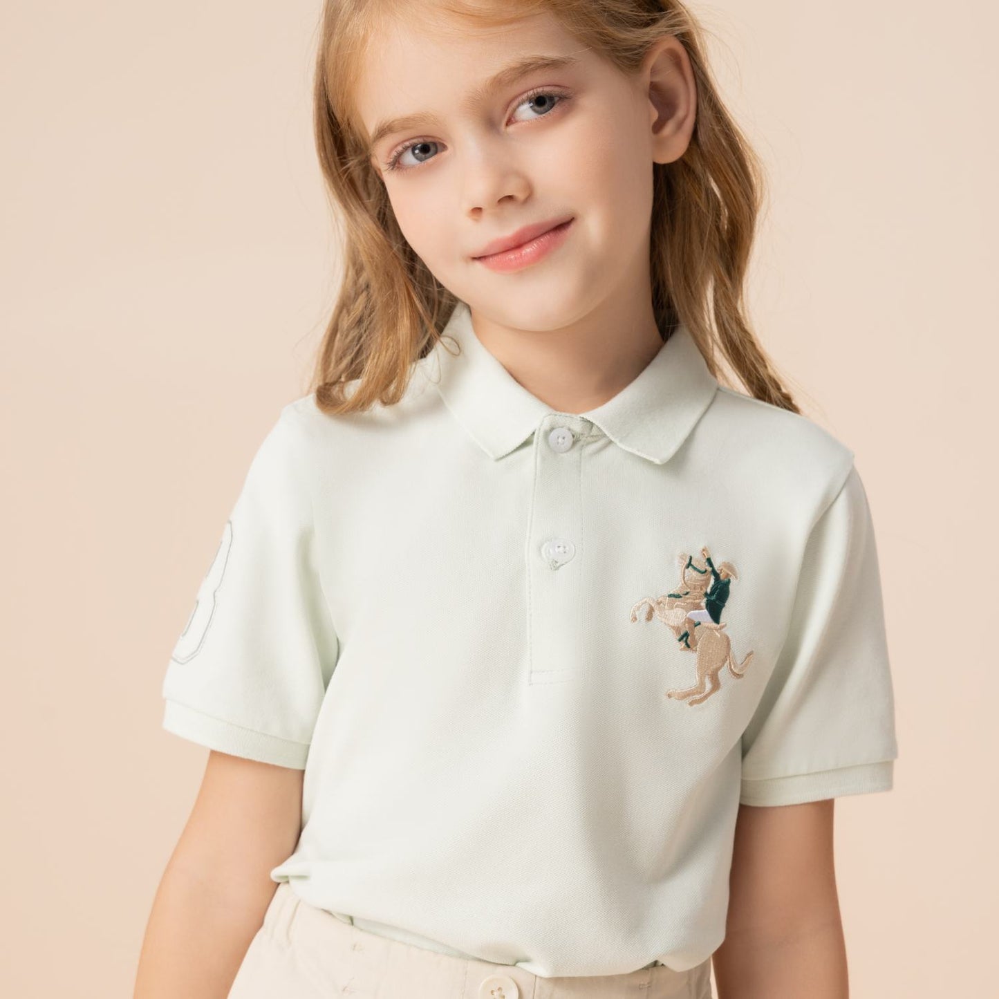 Kids' Embroidered Napoleon Polo
