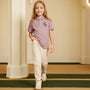 Giordano Kids' Embroidered Napoleon Polo-Purple