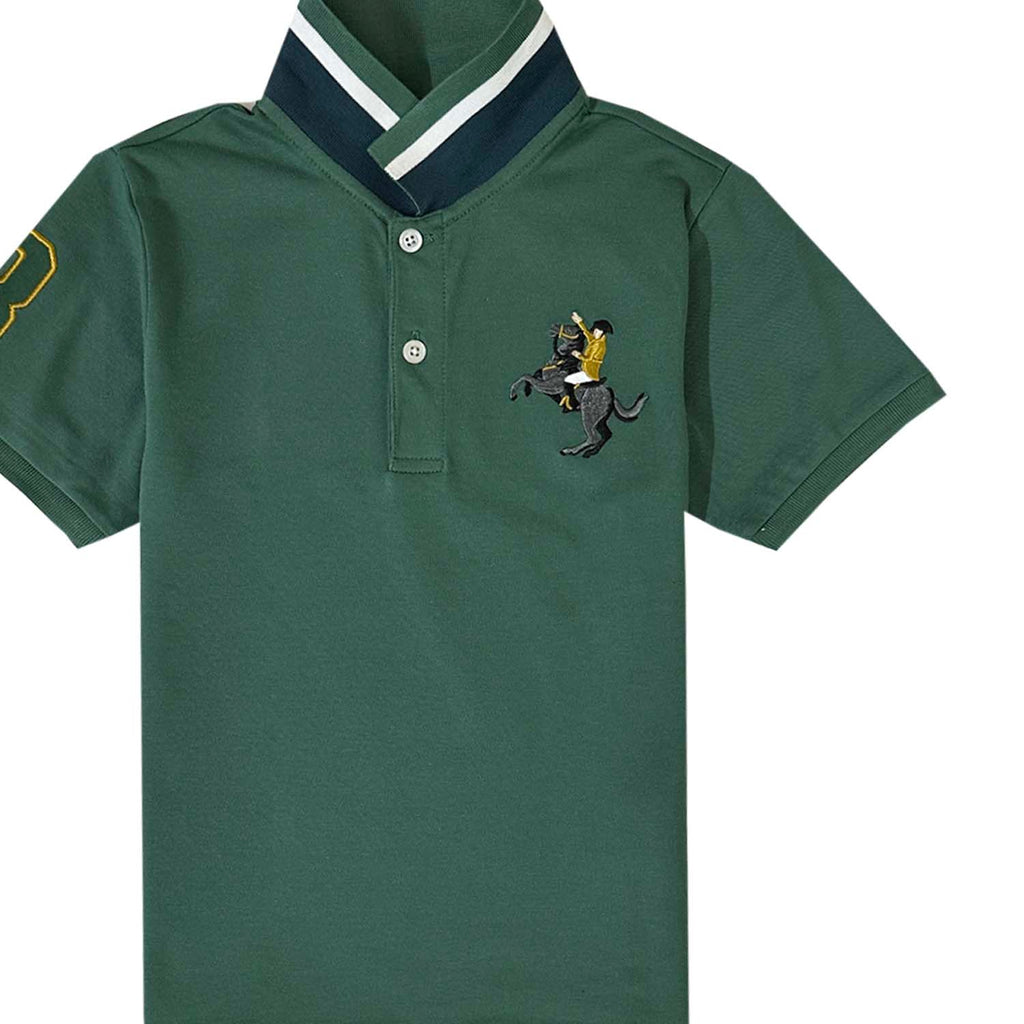 Kid's' Embroidered Napoleon Polo