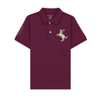 Giordano Kids' Embroidered Napoleon Polo-Red