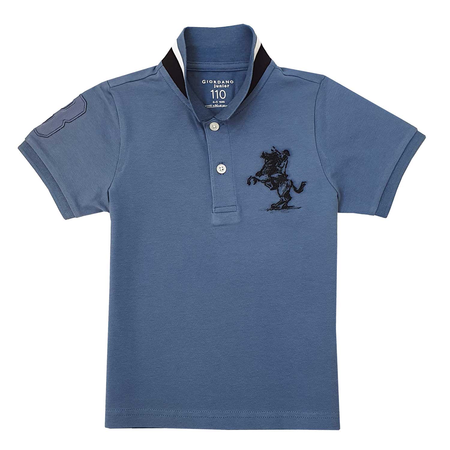 Kid's' Embroidered Napoleon Polo