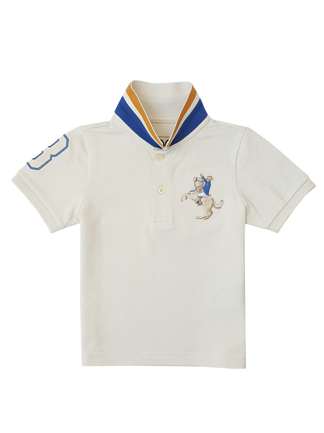 Kid's' Embroidered Napoleon Polo