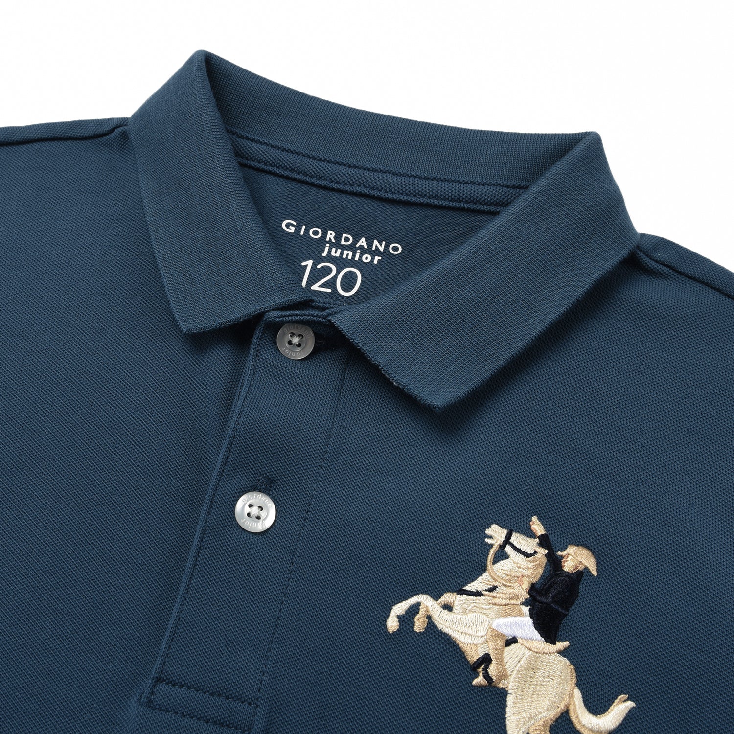 Kid's' Embroidered Napoleon Polo