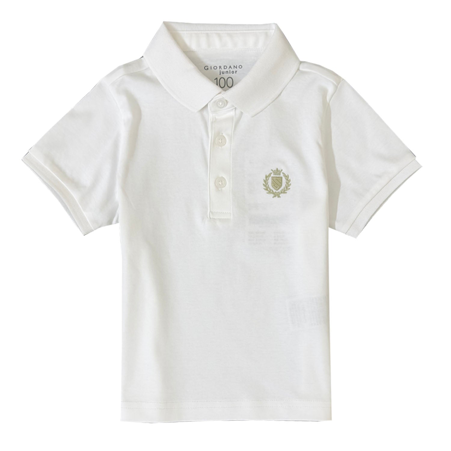 Junior Liquid Touch Short Sleeve Embroidery Polo