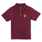 Giordano Junior Liquid Touch Short Sleeve Embroidery Polo-Red
