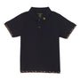 Giordano Junior Liquid Touch Short Sleeve Embroidery Polo-Black